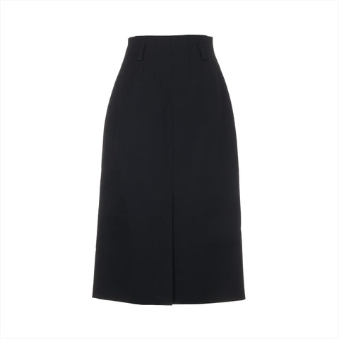 PRADA Wool Long 2024 36 skirt black WS16129