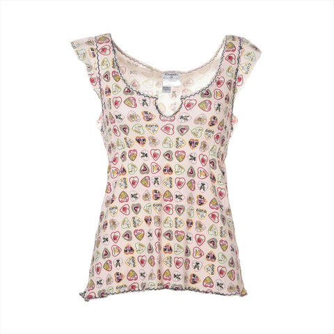 CHANEL Valentine 38 06P 2006 Tank top pink WS16132