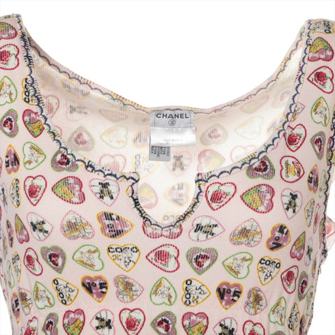 CHANEL Valentine 38 06P 2006 Tank top pink WS16132
