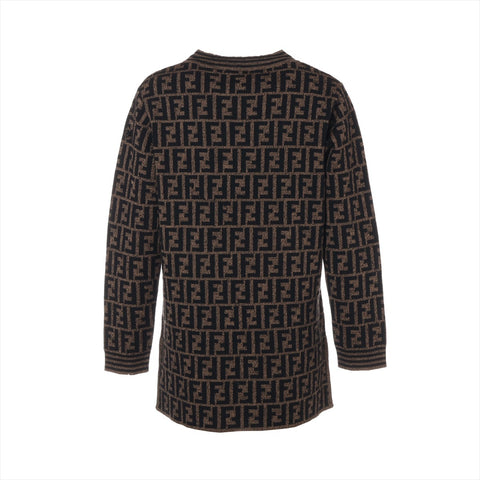 FENDI Zucca 38 wool knit Brown WS16133