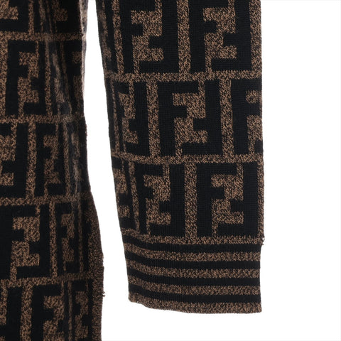 FENDI Zucca 38 wool knit Brown WS16133