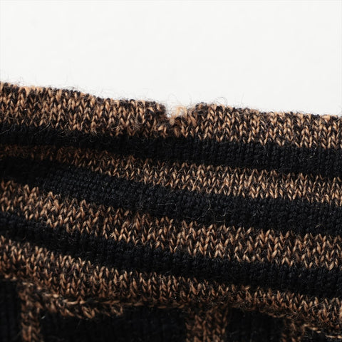 FENDI Zucca 38 wool knit Brown WS16133