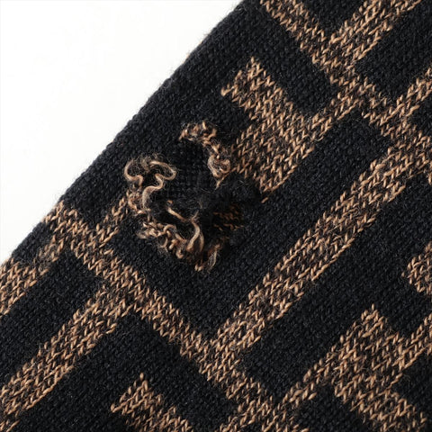 FENDI Zucca 38 wool knit Brown WS16133