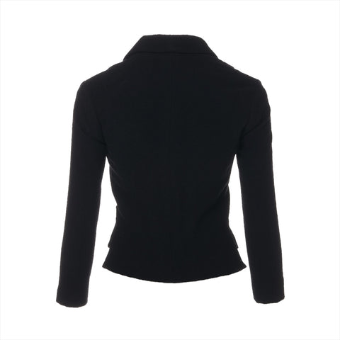 CHANEL Tweed 2011-2012 Rhinestone Buttons 34 Jacket black WS16136