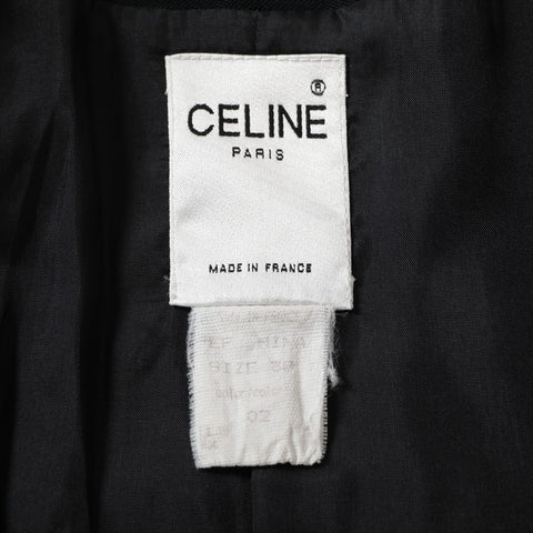 CELINE Wool Single Jacket black WS16137