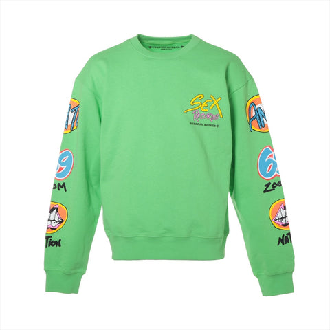 CHROME HEARTS Cotton Matty Road Matty Boy M sweat green WS16139
