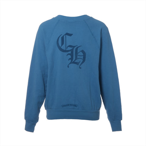 CHROME HEARTS Cotton S logo patch Long-sleeved T-shirt blue WS16142