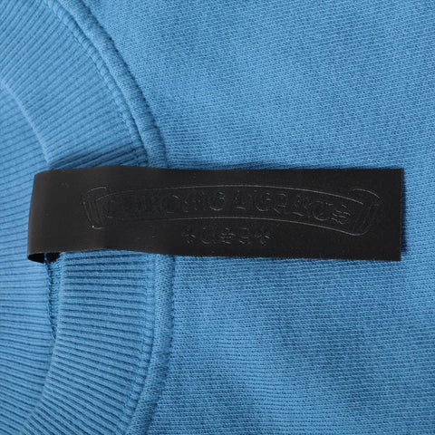 CHROME HEARTS Cotton S logo patch Long-sleeved T-shirt blue WS16142