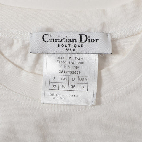 Christian Dior Cotton 2002 Galliano 38 Short sleeve T-shirt white WS16144