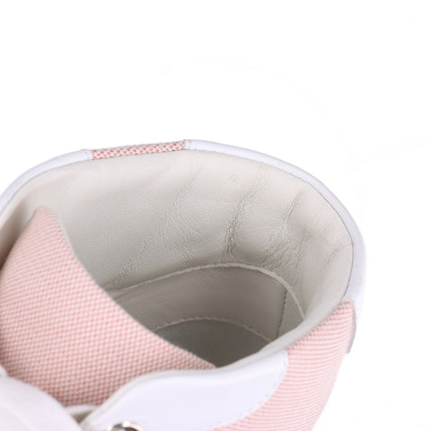 HERMES Daydream Framboise White Kelly Buckle High-Top Sneakers Size: 36 (23-9.3 inches) sneakers pink WS16145