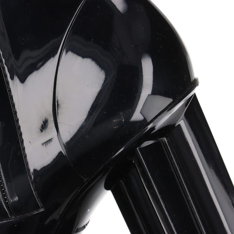 LOUIS VUITTON Silhouette Ankle Line Heel PVC Size: 37 Short Rain 9.4" boots black WS16147