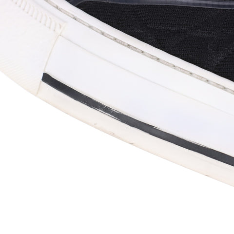 Christian Dior 37.5 9.4" WALK'N'DIOR Baskets montantes Cannage en toile noir WS16151