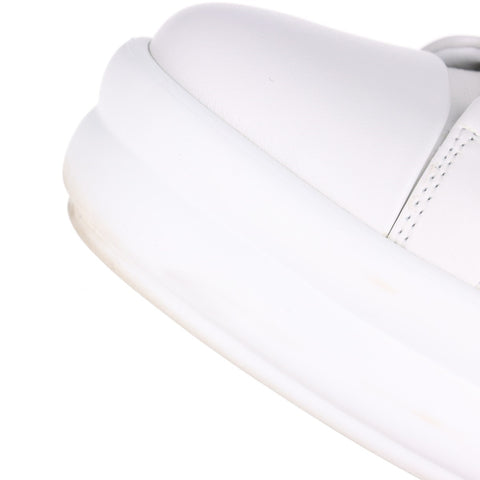 HERMES Happy Leather Low Cut Taille: 35 8.9" baskets cuir blanc WS16152