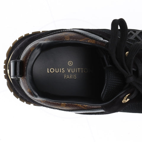 LOUIS VUITTON Runaway Low-Cut Monogram Size:34.5 8.7" sneakers black WS16159