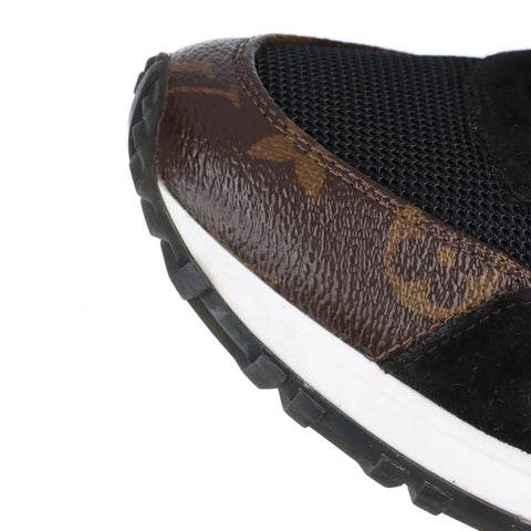 LOUIS VUITTON Runaway Low-Cut Monogram Size:34.5 8.7" sneakers black WS16159