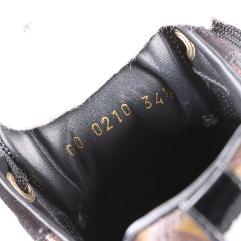 LOUIS VUITTON Runaway Low-Cut Monogram Size:34.5 8.7" sneakers black WS16159