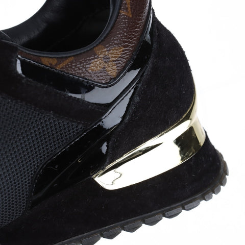 LOUIS VUITTON Runaway Low-Cut Monogram Size:34.5 8.7" sneakers black WS16159