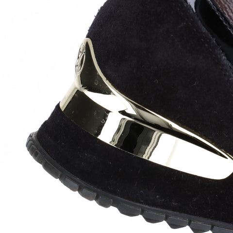 LOUIS VUITTON Runaway Low-Cut Monogram Size:34.5 8.7" sneakers black WS16159