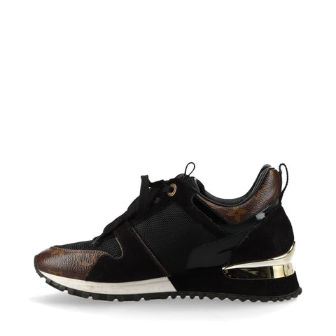LOUIS VUITTON Runaway Low-Cut Monogram Size:34.5 8.7" sneakers black WS16159