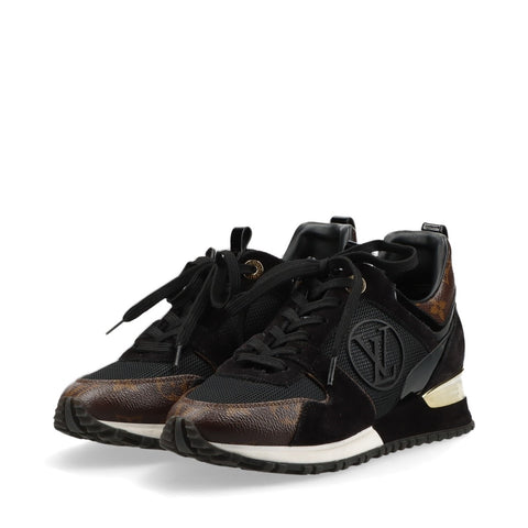 LOUIS VUITTON Runaway Low-Cut Monogram Size:34.5 8.7" sneakers black WS16159