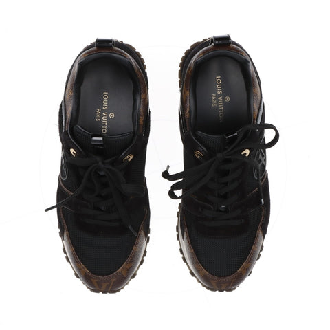 LOUIS VUITTON Runaway Low-Cut Monogram Size:34.5 8.7" sneakers black WS16159