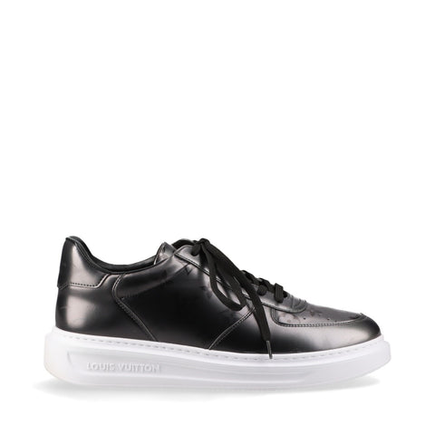 LOUIS VUITTON Beverly Hills Line Monogram Low Cut 6.5 10" sneakers Silver WS16160