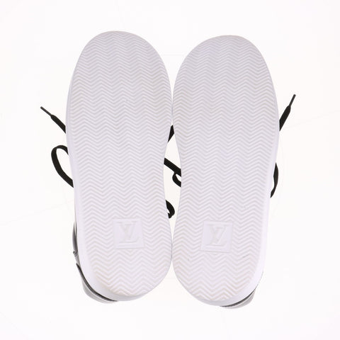 LOUIS VUITTON Beverly Hills Line Monogram Low Cut 6.5 10" sneakers leather Silver WS16160