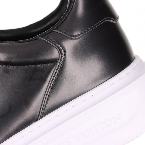 LOUIS VUITTON Beverly Hills Line Monogram Low Cut 6.5 10" sneakers Silver WS16160