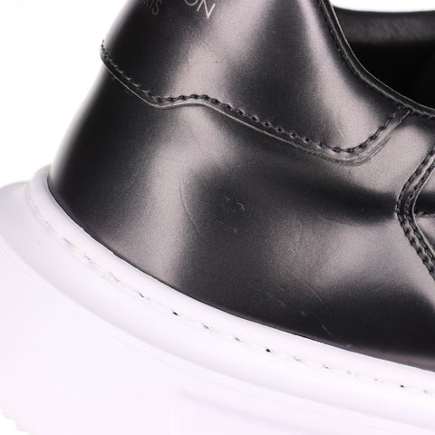 LOUIS VUITTON Beverly Hills Line Monogram Low Cut 6.5 10" sneakers leather Silver WS16160