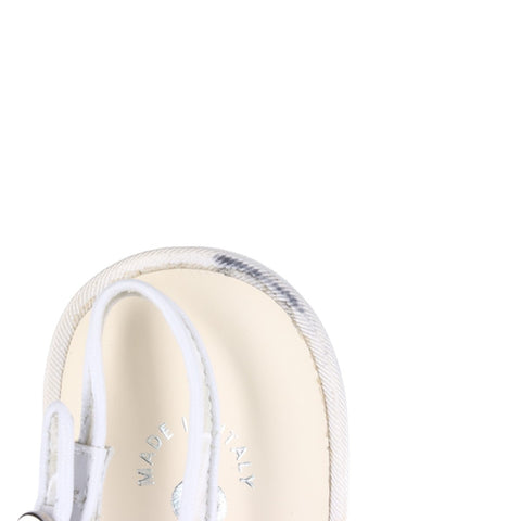 CHANEL Tweed Heel COCO Mark Size:35.5 8.9" pumps Ivory WS16161