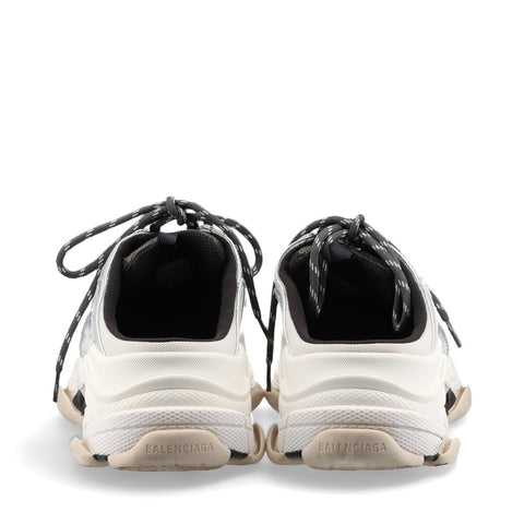 BALENCIAGA Triple S 11.4" Sandals Slip-On sneakers Silver WS16163