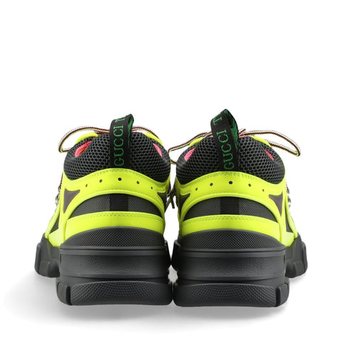 GUCCI Flash Trek Neon Size 9 Low-Cut sneakers yellow WS16167