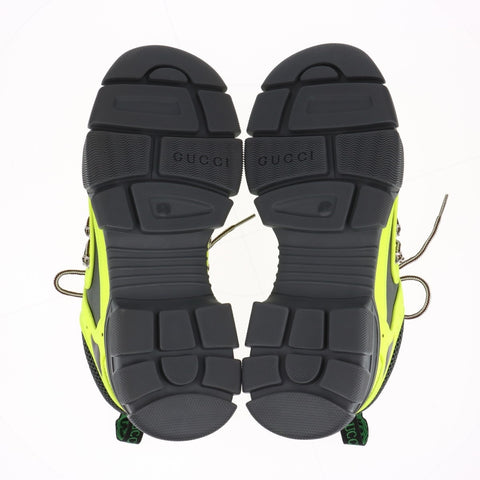 GUCCI Flash Trek Neon Size 9 Low-Cut sneakers yellow WS16167