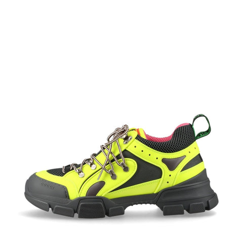 GUCCI Flash Trek Neon Size 9 Low-Cut sneakers yellow WS16167