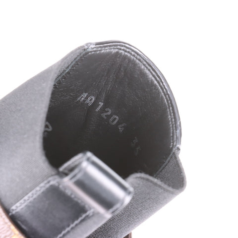 LOUIS VUITTON Ruby Ankle Shorts Size:35 Leather boots leather black WS16170