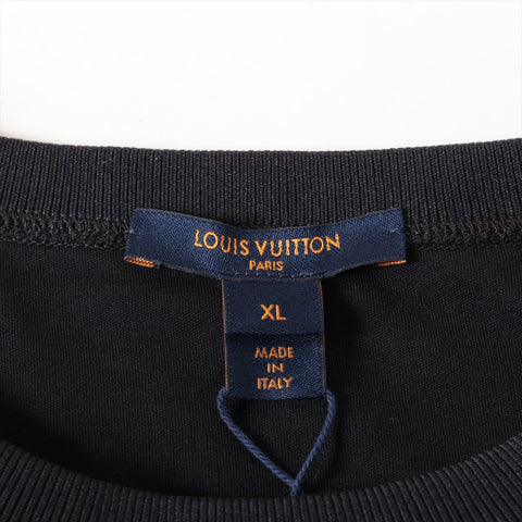 LOUIS VUITTON 21 Cotton XL Logo Short sleeve T-shirt black WS16174