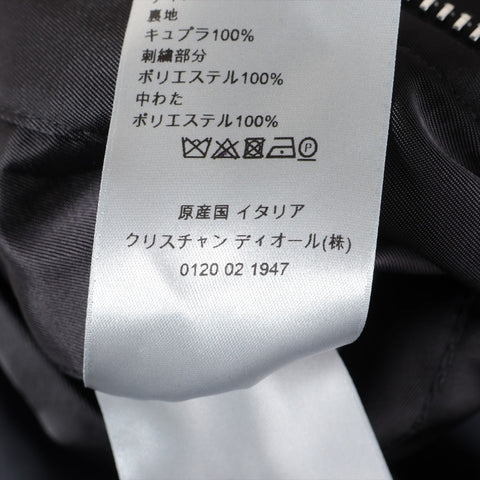 Christian Dior 20AW Judy Blame Bomber MA-1 Two-Tone Blouson Size 48 Jacket black WS16178