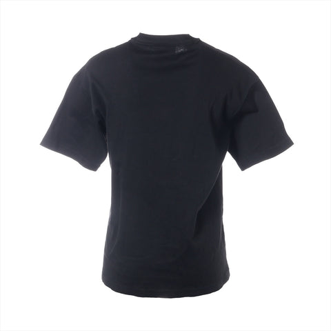 CHANEL M logo cotton Short sleeve T-shirt black WS16180