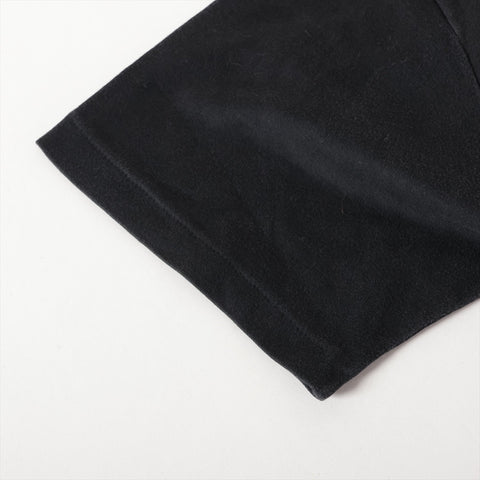 CHANEL M logo cotton Short sleeve T-shirt black WS16180