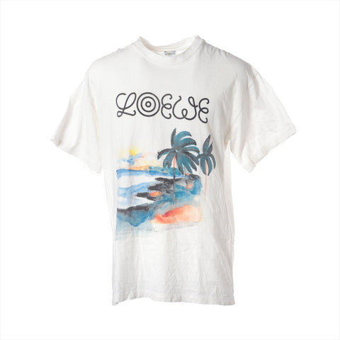 LOEWE M Cotton Logo Vietnam Short sleeve T-shirt white WS16181