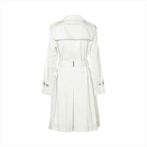 CELINE Size: 38 Cotton Trench coat white WS16197