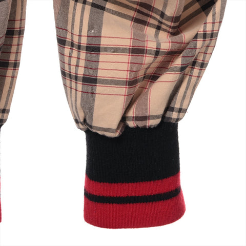 Christian Dior 36 Check Set 2004 Work Jacket Patchwork suit beige WS16198