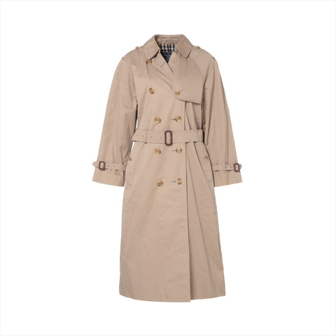 Burberrys Cotton trench coat in Nova check coat beige WS16200