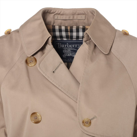 Burberrys Cotton trench coat in Nova check coat beige WS16200