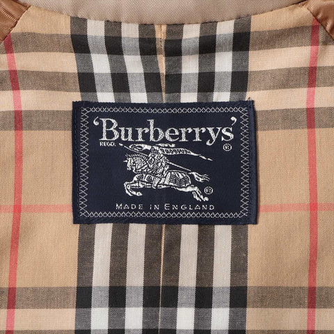 Burberrys Cotton trench coat in Nova check coat beige WS16200