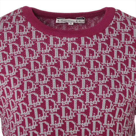 Christian Dior M Trotter Wool knit pink WS16204