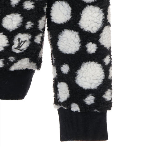 LOUIS VUITTON x Yayoi Kusama Dot Monogram XL Boa 23 Stainless Steel Jacket Black x white WS16208