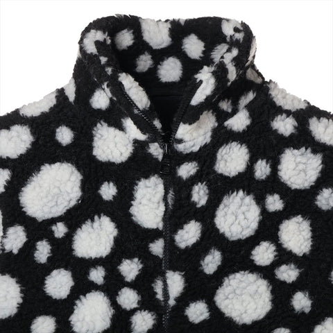LOUIS VUITTON x Yayoi Kusama Dot Monogram XL Boa 23 Stainless Steel Jacket Black x white WS16208