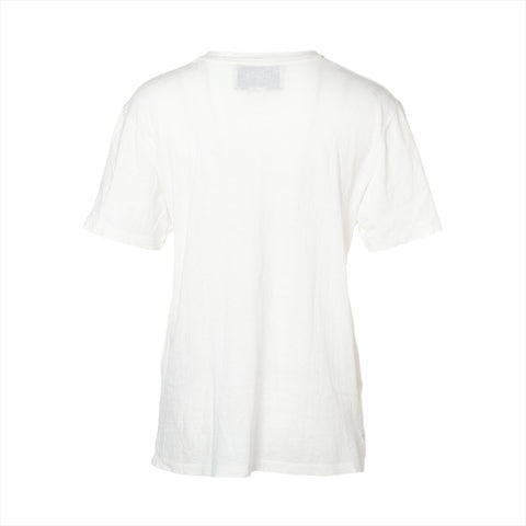 GUCCI Embroidered Cotton S Short sleeve T-shirt white WS16209