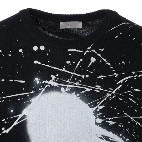 Christian Dior M Paint Cotton knit black WS16212
